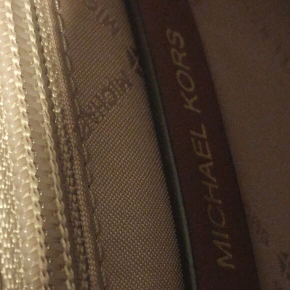 👑👜🔥MK MICHAEL KORS DOVER LG HALF-MOON HOBO PEBBLED LEATHER SHOULDER BAG POPPY - Picture 7 of 10